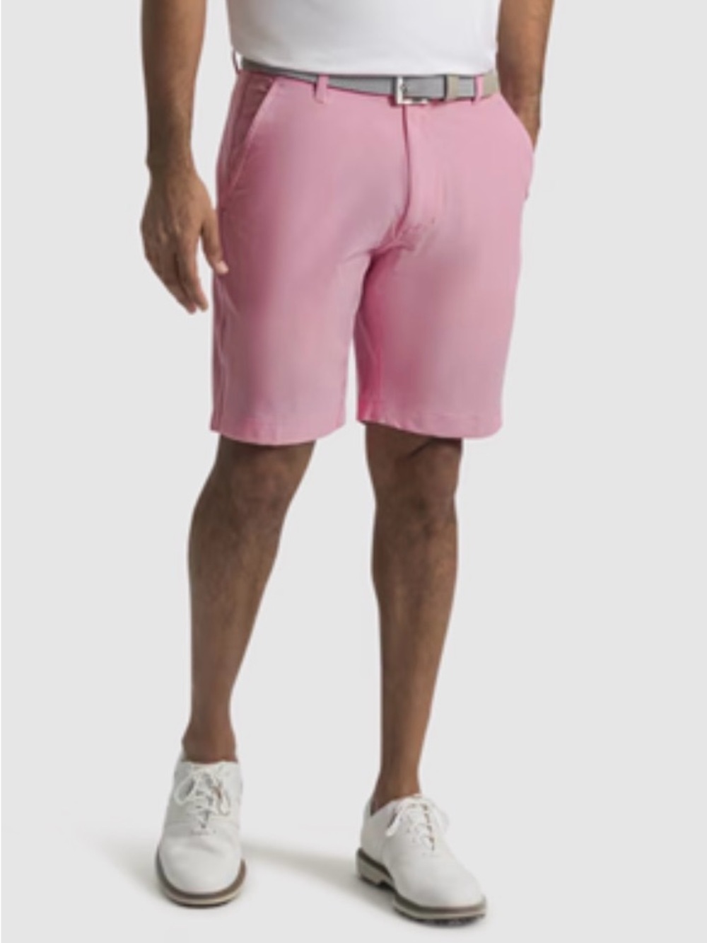 FootJoy Men's Pink Flat-Front Golf Shorts Size 36